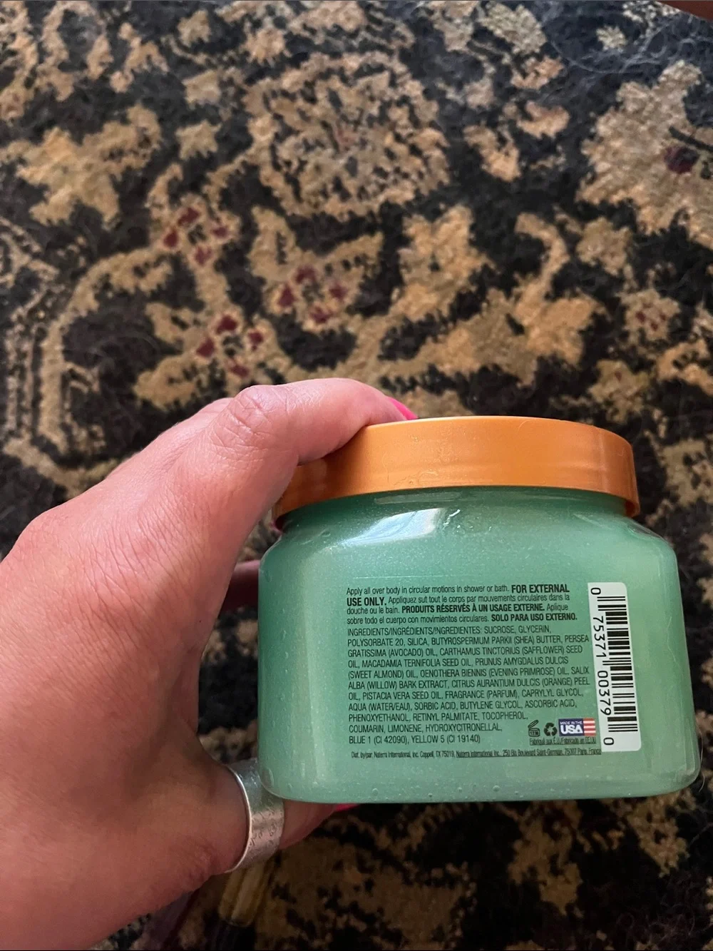 tentree Aurora Nights Shea Sugar Scrub - Orange, Purple, Blue, Green